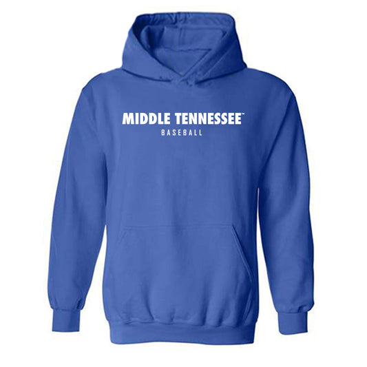 MTSU - NCAA Baseball : Ollie Akens - Hooded Sweatshirt Classic Shersey