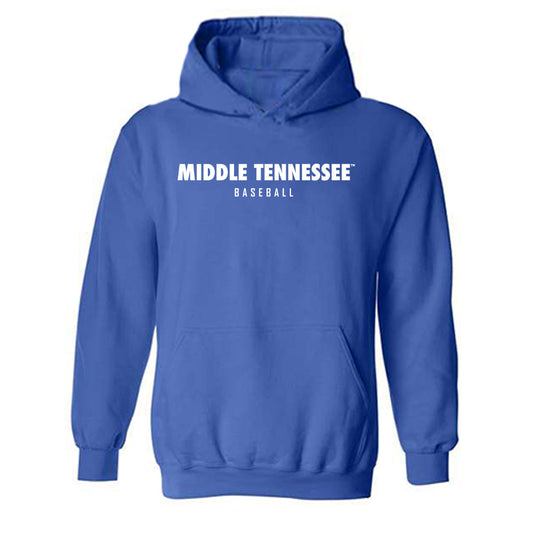 MTSU - NCAA Baseball : Luke Earnhardt - Hooded Sweatshirt Classic Shersey