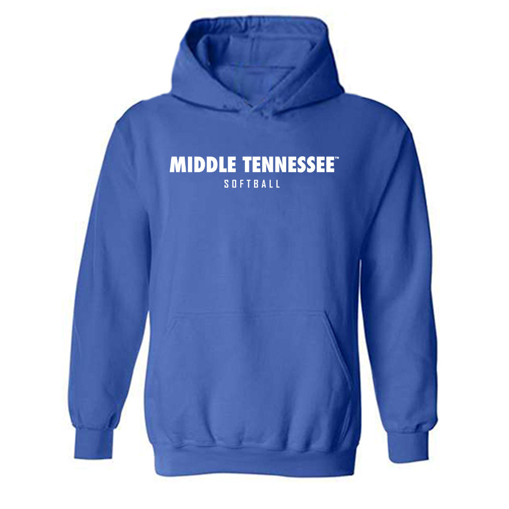 MTSU - NCAA Softball : Ansley Blevins - Hooded Sweatshirt Classic Shersey