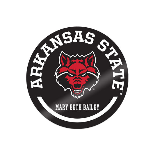 Arkansas State - NCAA Women's Track & Field (Indoor) : Mary Beth Bailey - Sticker Sticker