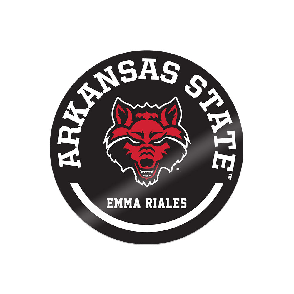 Arkansas State - NCAA Women's Soccer : Emma Riales - Sticker Sticker