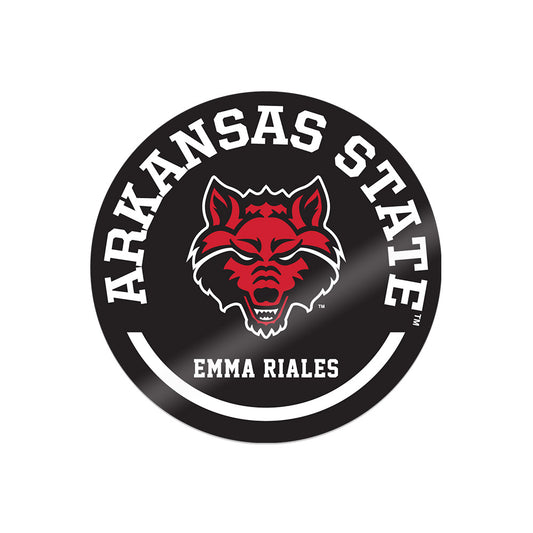 Arkansas State - NCAA Women's Soccer : Emma Riales - Sticker Sticker