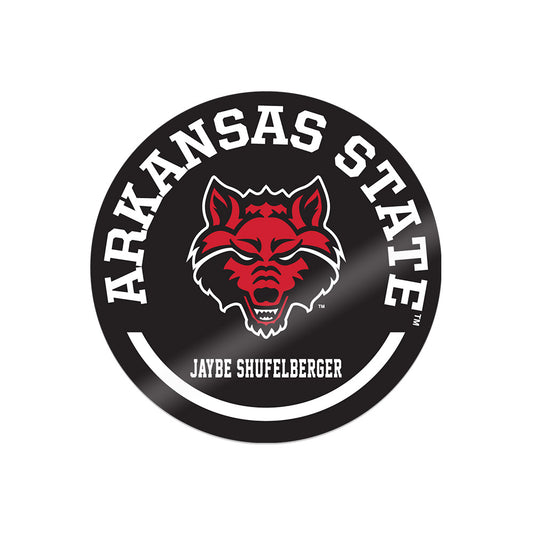 Arkansas State - NCAA Women's Track & Field (Indoor) : Jaybe Shufelberger - Sticker Sticker