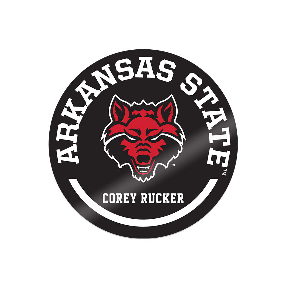 Arkansas State - NCAA Football : Corey Rucker - Sticker