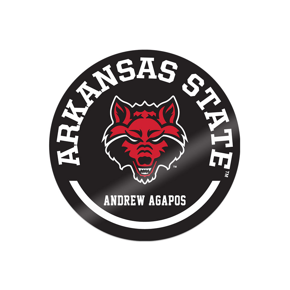 Arkansas State - NCAA Football : Andrew Agapos - Sticker