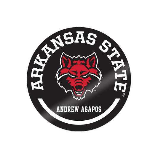 Arkansas State - NCAA Football : Andrew Agapos - Sticker