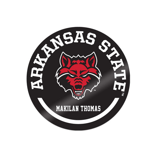 Arkansas State - NCAA Football : Makilan Thomas - Sticker