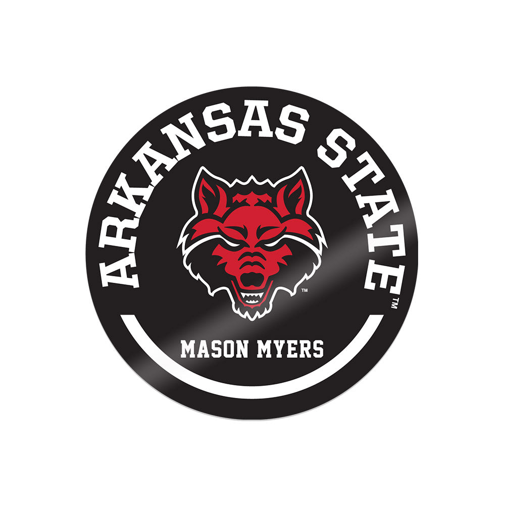 Arkansas State - NCAA Football : Mason Myers - Sticker