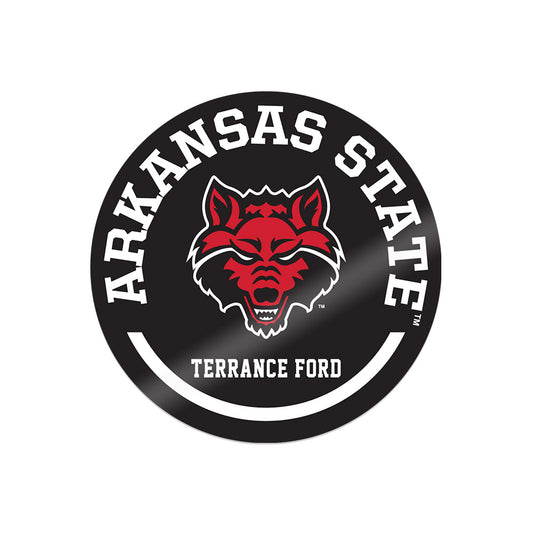 Arkansas State - NCAA Men's Basketball : Terrance Ford - Sticker Sticker