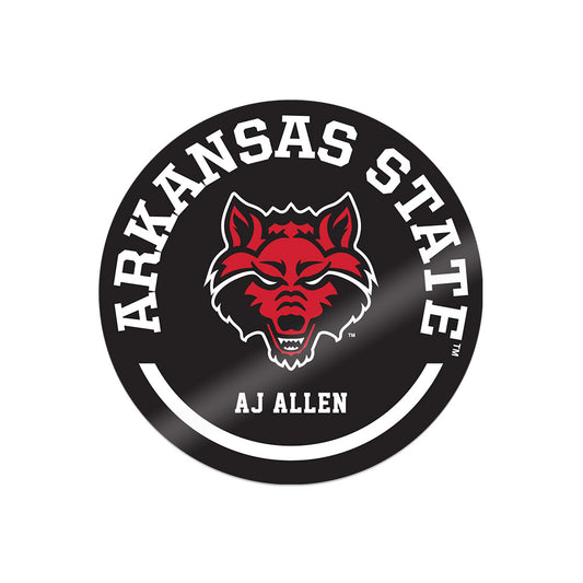 Arkansas State - NCAA Women's Track & Field (Indoor) : AJ Allen - Sticker Sticker