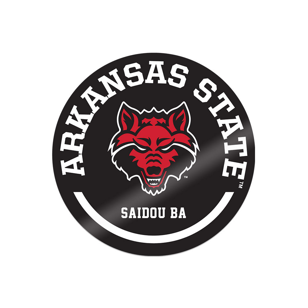 Arkansas State - NCAA Football : Saidou Ba - Sticker