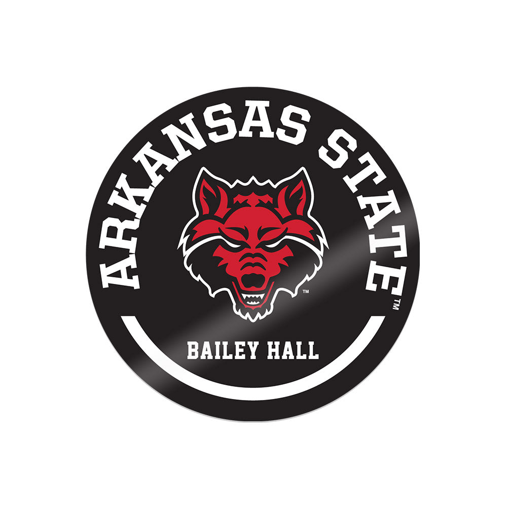 Arkansas State - NCAA Women's Volleyball : Bailey Hall - Sticker Sticker