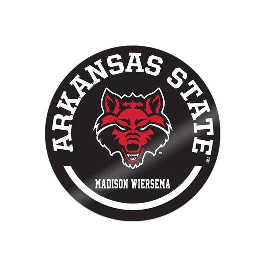Arkansas State - NCAA Women's Volleyball : Madison Wiersema - Sticker Sticker