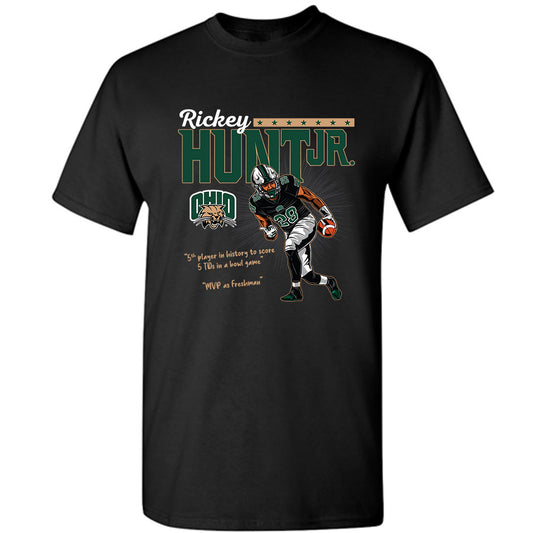 Ohio - NCAA Football : Rickey Hunt Jr - T-Shirt Individual Caricature