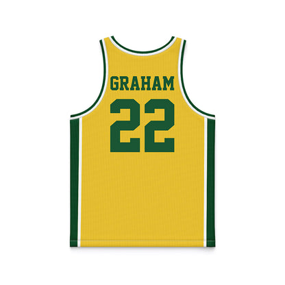 OKBU - NCAA Women's Basketball : Catyn Graham - Basketball Jersey Yellow