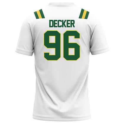 OKBU - NCAA Football : Trace Decker - Football Jersey White