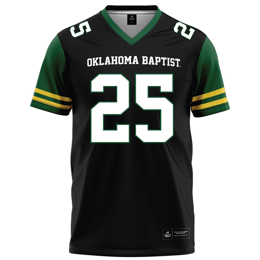 OKBU - NCAA Football : Haven Lysell - Football Jersey Black