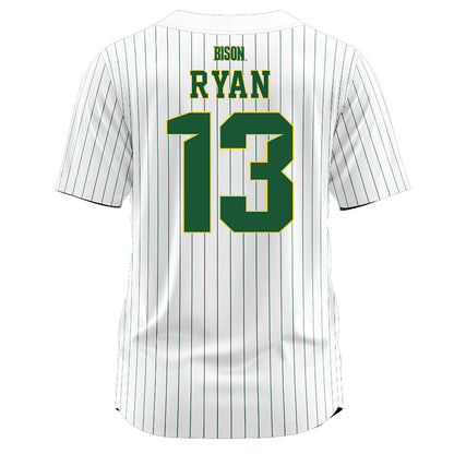 OKBU - NCAA Softball : Ally Ryan - Softball Jersey White Pinstripe
