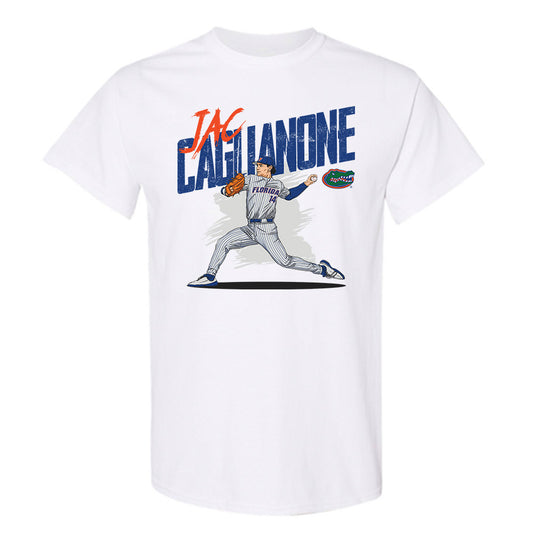 Florida - NCAA Baseball : Jac Caglianone - T-Shirt Individual Caricature