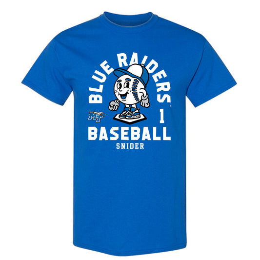 MTSU - NCAA Baseball : Grant Snider - T-Shirt Fashion Shersey