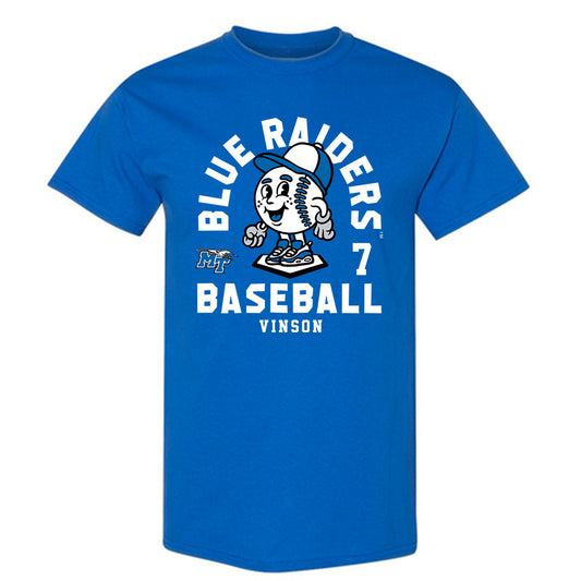 MTSU - NCAA Baseball : Luke Vinson - T-Shirt Fashion Shersey