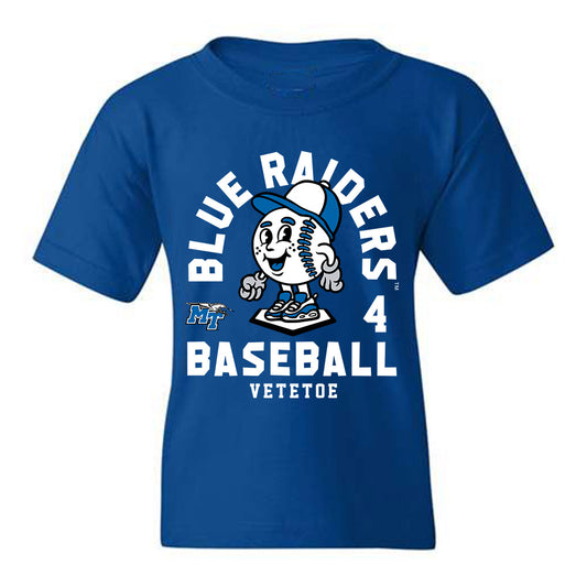 MTSU - NCAA Baseball : Jared Vetetoe - Youth T-Shirt Fashion Shersey