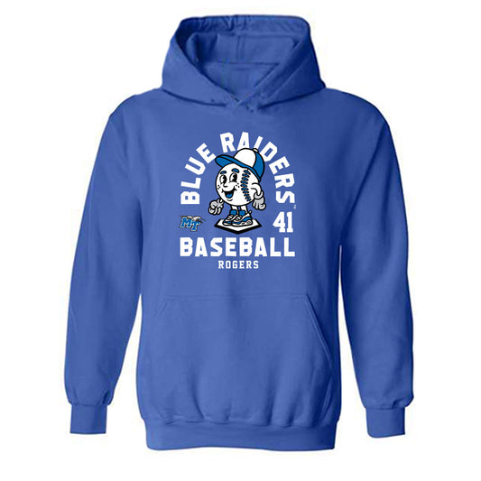 MTSU - NCAA Baseball : Brett Rogers - Hooded Sweatshirt Fashion Shersey