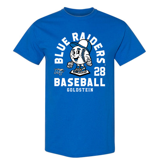 MTSU - NCAA Baseball : Justin Goldstein - T-Shirt Fashion Shersey