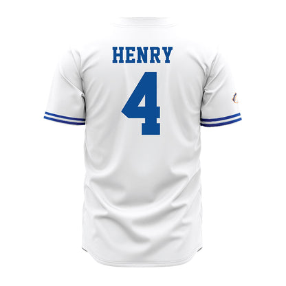 Texas Arlington - NCAA Baseball : Zach Henry - Baseball Jersey White