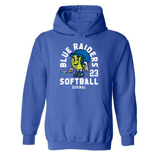 MTSU - NCAA Softball : Jesyne Espinal - Hooded Sweatshirt Fashion Shersey