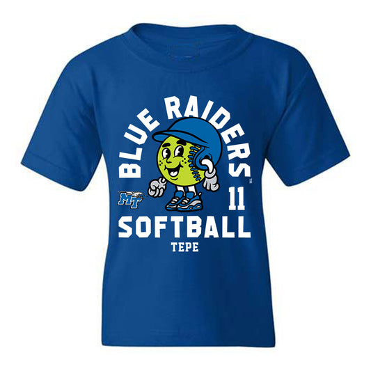 MTSU - NCAA Softball : Ava Tepe - Youth T-Shirt Fashion Shersey