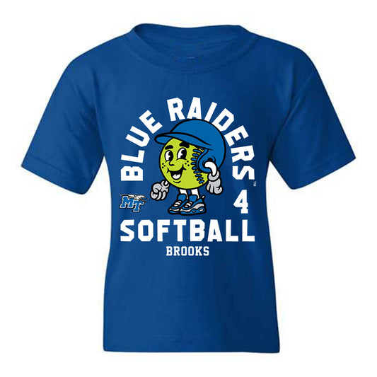 MTSU - NCAA Softball : Ava Brooks - Youth T-Shirt Fashion Shersey