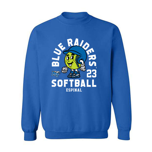 MTSU - NCAA Softball : Jesyne Espinal - Crewneck Sweatshirt Fashion Shersey