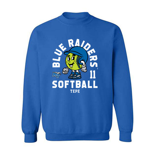 MTSU - NCAA Softball : Ava Tepe - Crewneck Sweatshirt Fashion Shersey