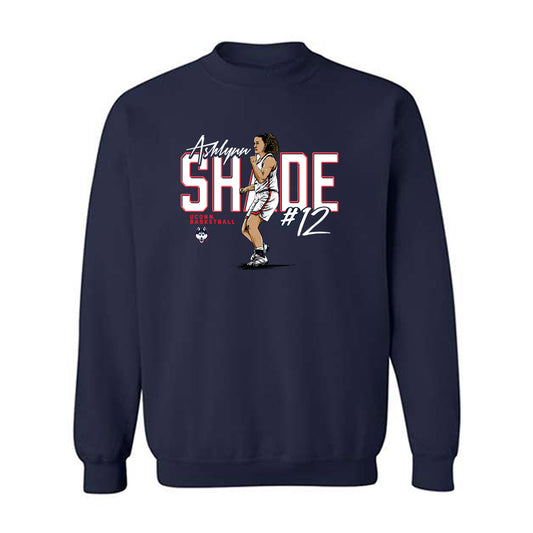 UConn - NCAA Women's Basketball : Ashlynn Shade - Individual Caricature Crewneck Sweatshirt