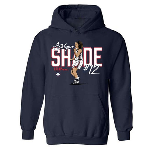 UConn - NCAA Women's Basketball : Ashlynn Shade - Individual Caricature Hooded Sweatshirt