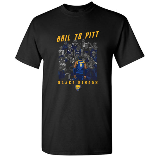 Pittsburgh - NCAA Men's Basketball : Blake Hinson - T-Shirt Individual Caricature