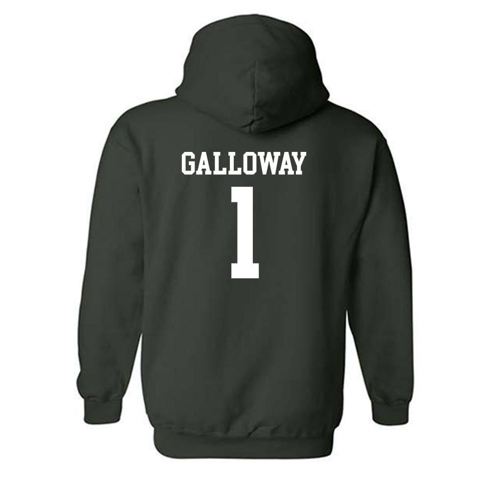 Hawaii - NCAA Men's Volleyball : Chaz Galloway - Hooded Sweatshirt Classic Shersey