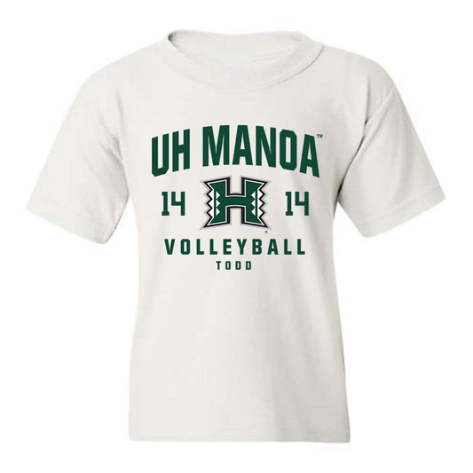 Hawaii - NCAA Men's Volleyball : Alaka'i Todd - Youth T-Shirt Classic Fashion Shersey