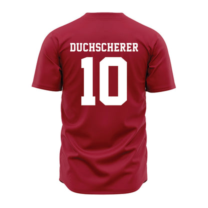 Alabama - NCAA Softball : Abby Duchscherer - Softball Jersey Red
