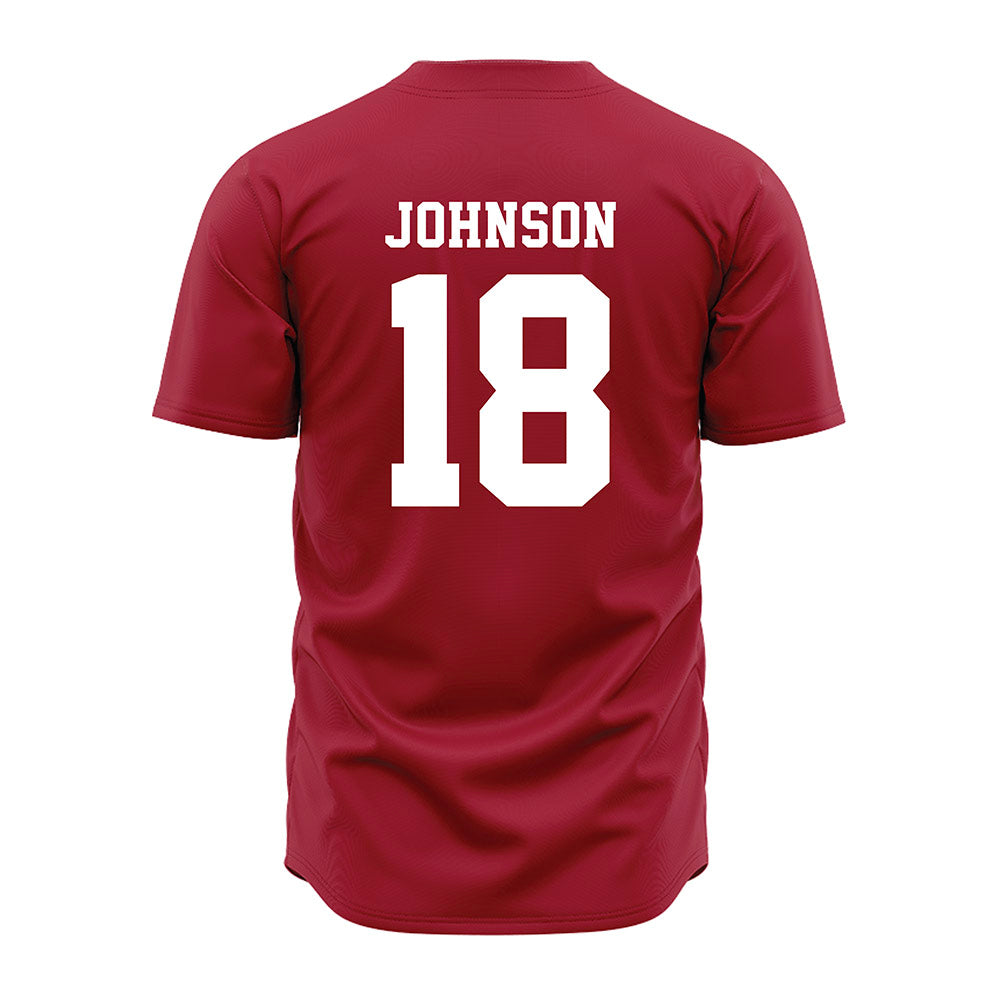 Alabama - NCAA Softball : Lauren Johnson - Softball Jersey Red