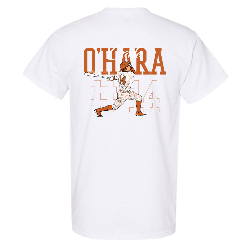 Texas - NCAA Baseball : Cade O'Hara - T-Shirt Individual Caricature