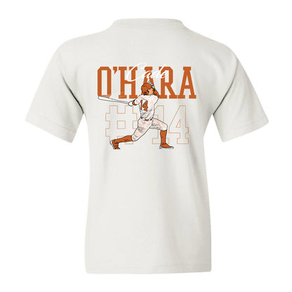 Texas - NCAA Baseball : Cade O'Hara - Youth T-Shirt Individual Caricature