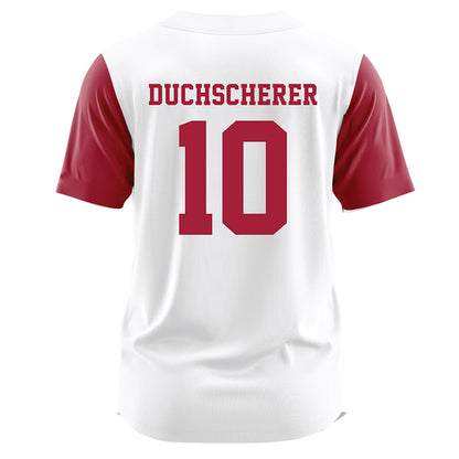 Alabama - NCAA Softball : Abby Duchscherer - Softball Jersey White