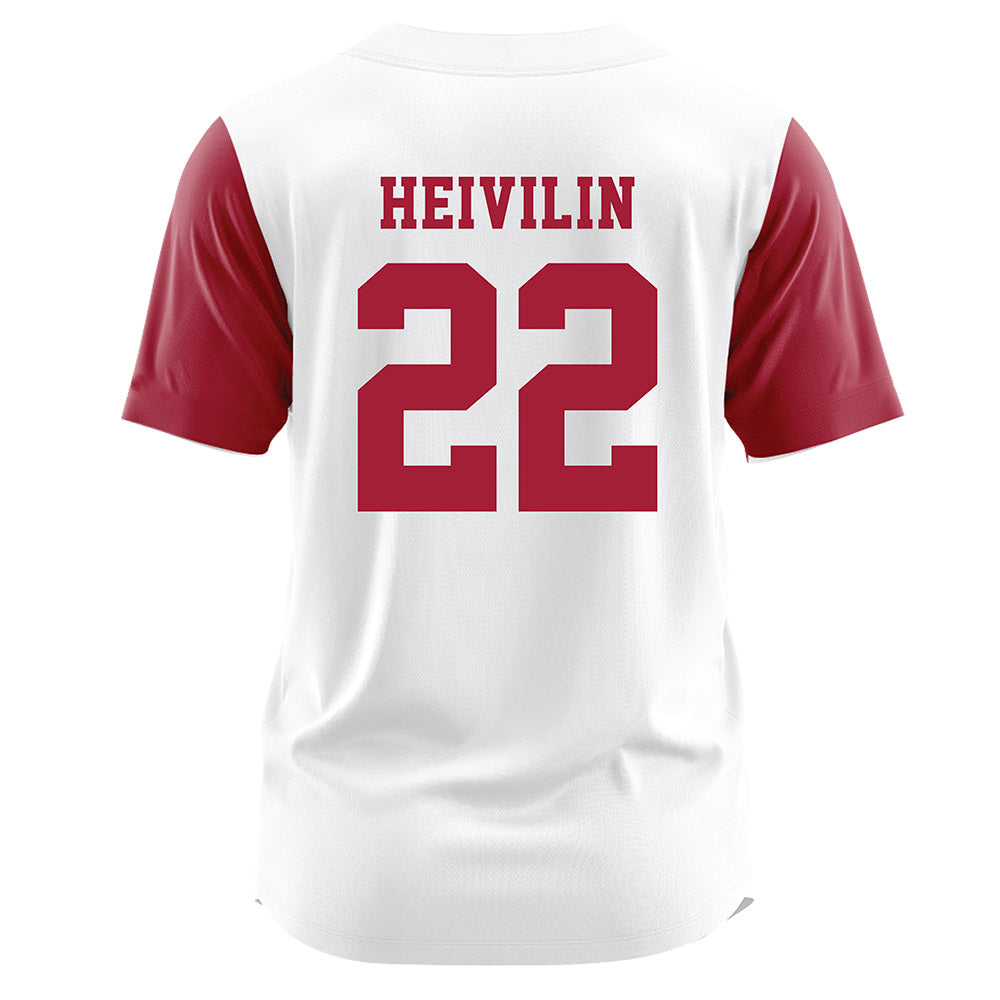 Alabama - NCAA Softball : Kali Heivilin - Softball Jersey White