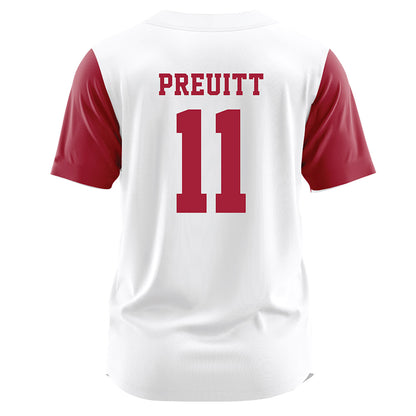 Alabama - NCAA Softball : Larissa Preuitt - Softball Jersey White