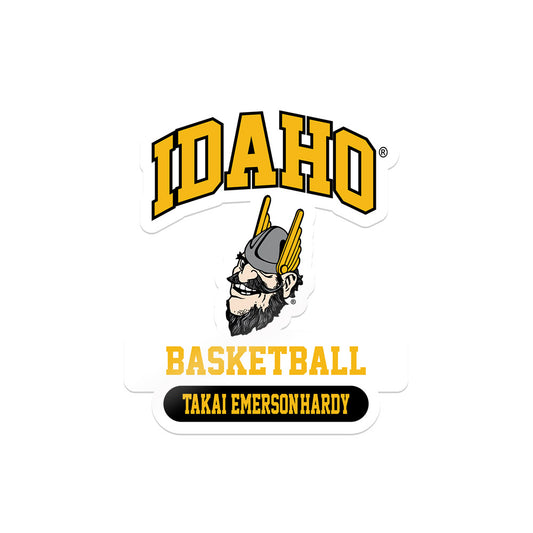 Idaho - NCAA Men's Basketball : Takai Emerson-Hardy - Sticker Sticker