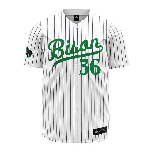 OKBU - NCAA Baseball : David Piers - Pinstripe Replica Jersey