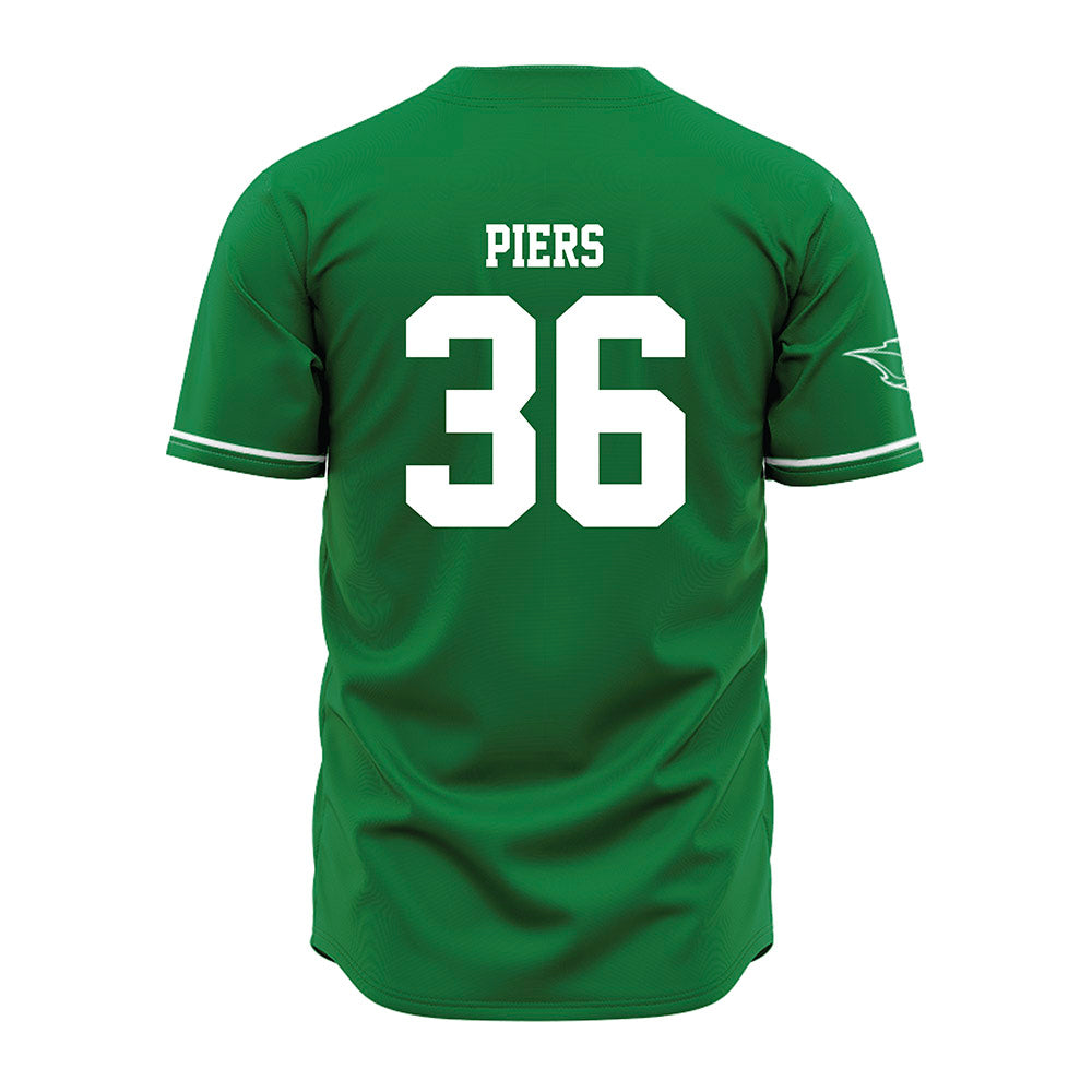 OKBU - NCAA Baseball : David Piers - Green Replica Jersey