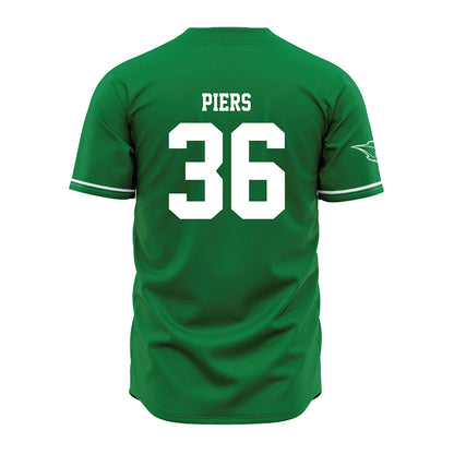 OKBU - NCAA Baseball : David Piers - Green Replica Jersey